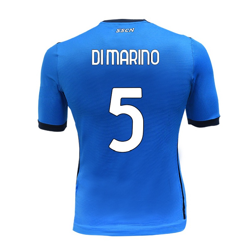Enfant Football Maillot Paola Di Marino #5 Bleu Tenues Domicile 2021/22 T-shirt