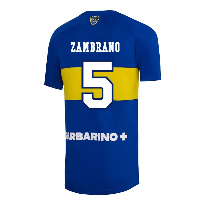 Enfant Football Maillot Carlos Zambrano #5 Bleu Roi Tenues Domicile 2021/22 T-shirt