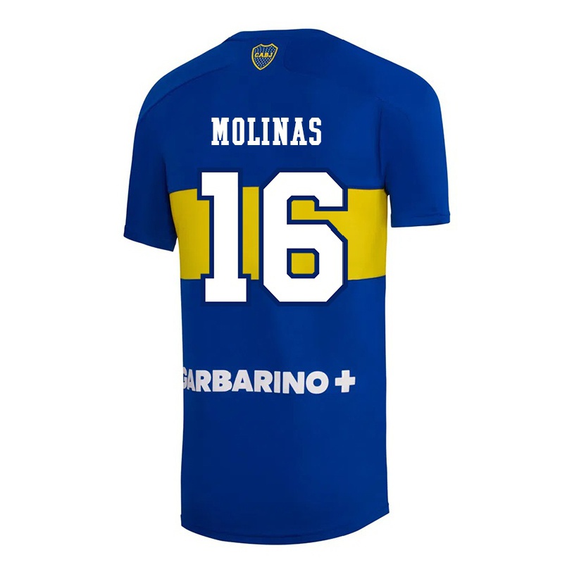 Enfant Football Maillot Aaron Molinas #16 Bleu Roi Tenues Domicile 2021/22 T-shirt