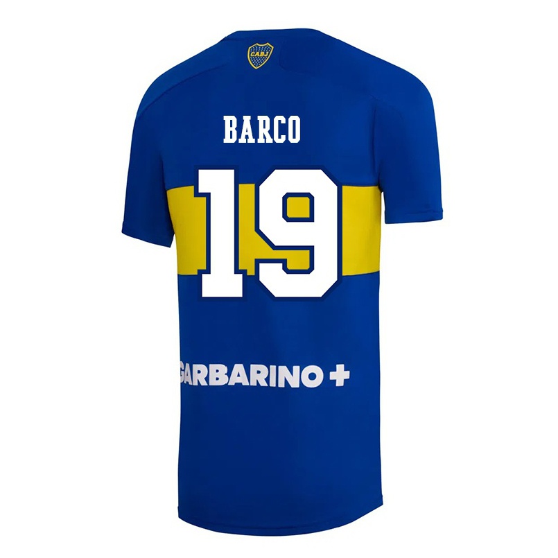 Enfant Football Maillot Valentin Barco #19 Bleu Roi Tenues Domicile 2021/22 T-shirt