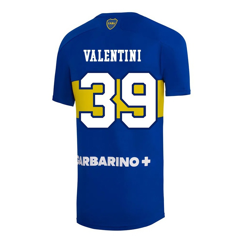 Enfant Football Maillot Nicolas Valentini #39 Bleu Roi Tenues Domicile 2021/22 T-shirt