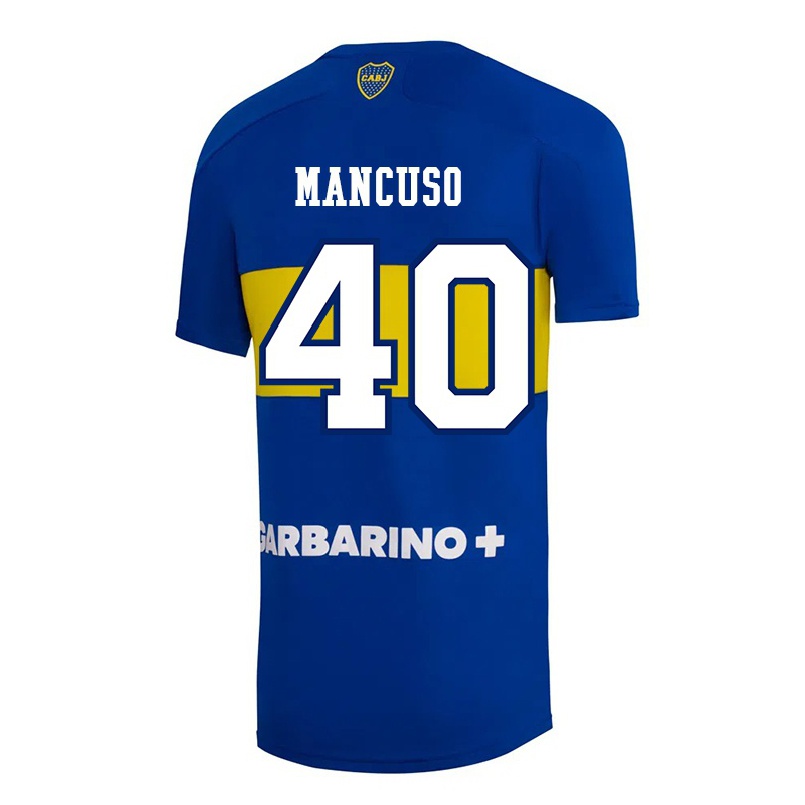 Enfant Football Maillot Eros Mancuso #40 Bleu Roi Tenues Domicile 2021/22 T-shirt