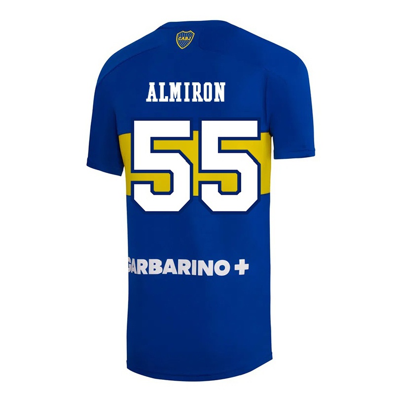 Enfant Football Maillot Ezequiel Almiron #55 Bleu Roi Tenues Domicile 2021/22 T-shirt