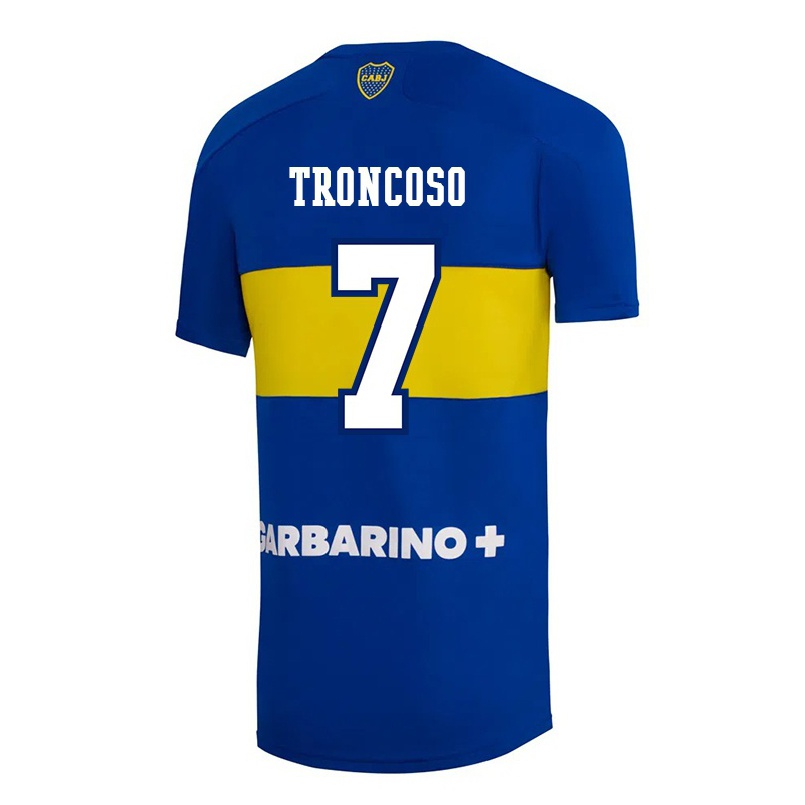Enfant Football Maillot Carolina Troncoso #7 Bleu Roi Tenues Domicile 2021/22 T-shirt