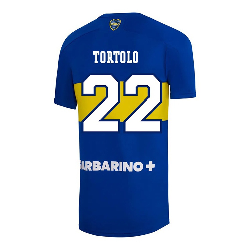 Enfant Football Maillot Dulce Tortolo #22 Bleu Roi Tenues Domicile 2021/22 T-shirt