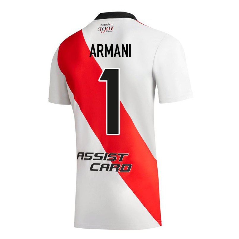 Enfant Football Maillot Franco Armani #1 Blanc Tenues Domicile 2021/22 T-shirt
