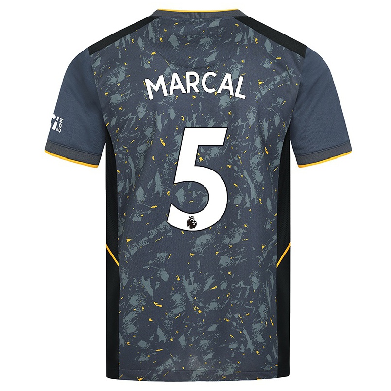 Enfant Football Maillot Marcal #5 Gris Tenues Extérieur 2021/22 T-shirt