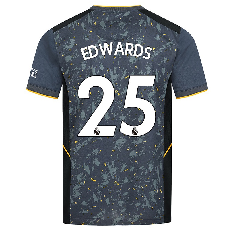 Enfant Football Maillot Nyah Edwards #25 Gris Tenues Extérieur 2021/22 T-shirt