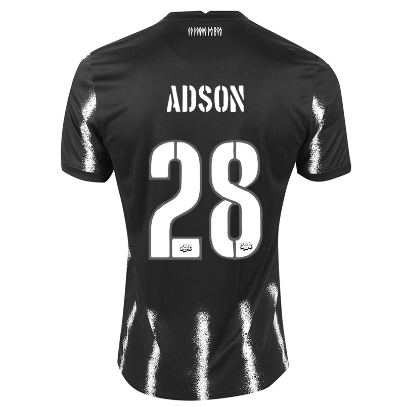 Enfant Football Maillot Adson #28 Le Noir Tenues Extérieur 2021/22 T-shirt