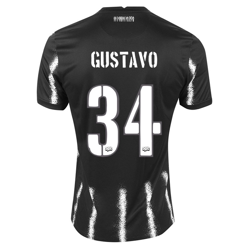 Enfant Football Maillot Raul Gustavo #34 Le Noir Tenues Extérieur 2021/22 T-shirt