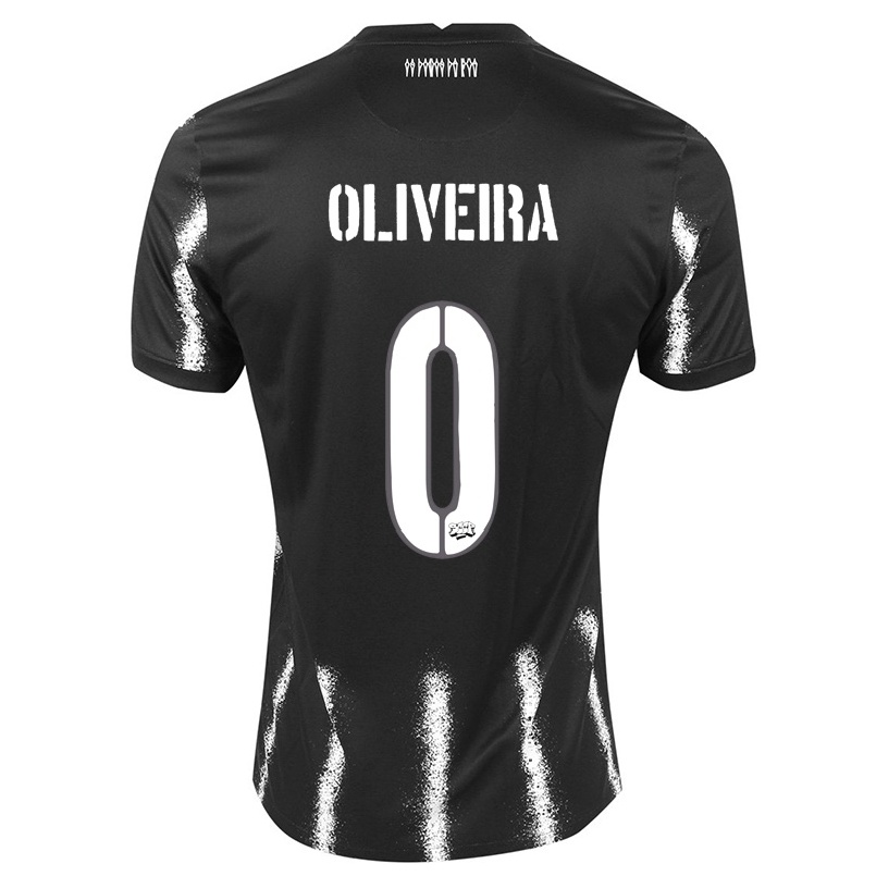 Enfant Football Maillot Ruan Oliveira #0 Le Noir Tenues Extérieur 2021/22 T-shirt