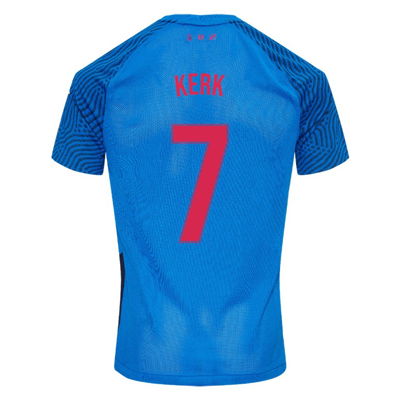 Enfant Football Maillot Gyrano Kerk #7 Bleu Ciel Tenues Extérieur 2021/22 T-shirt