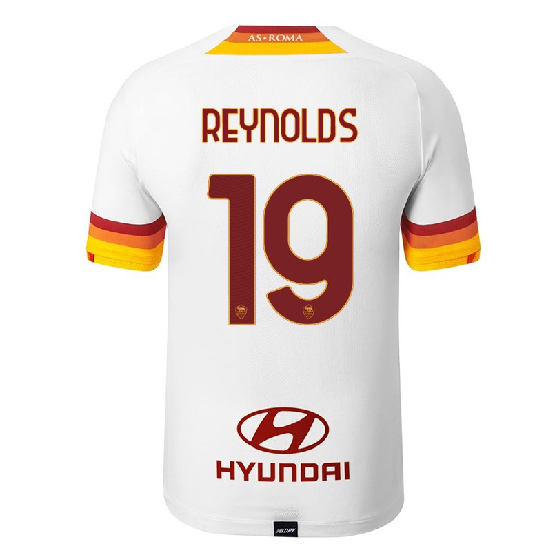 Enfant Football Maillot Bryan Reynolds #19 Blanc Tenues Extérieur 2021/22 T-shirt