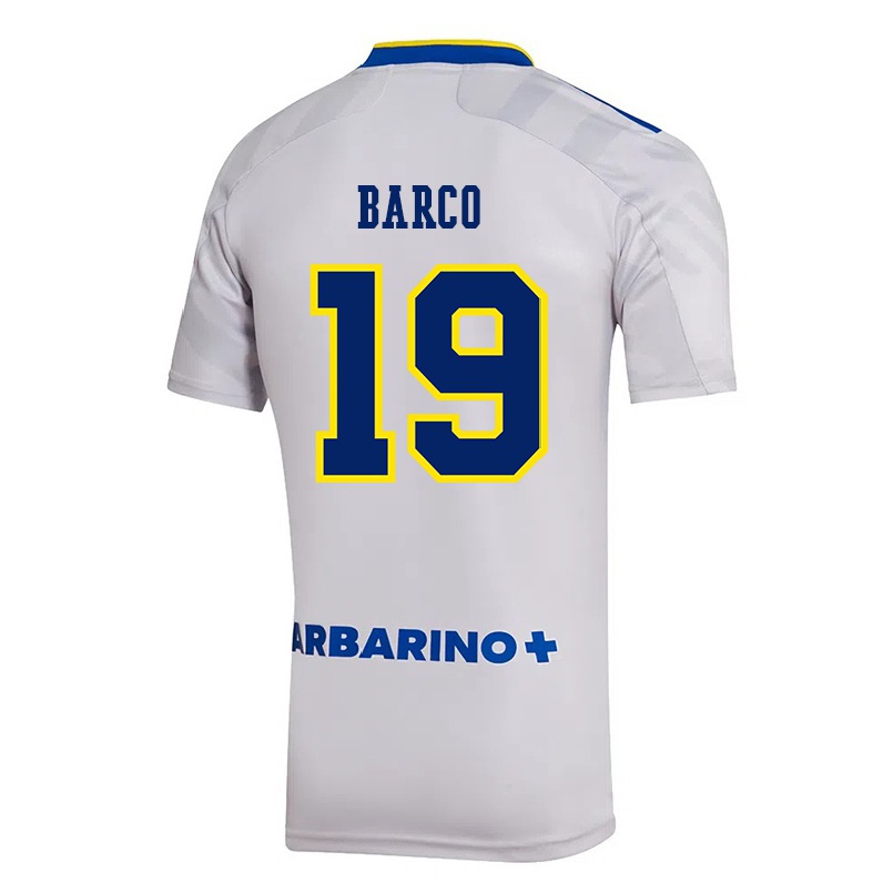 Enfant Football Maillot Valentin Barco #19 Gris Tenues Extérieur 2021/22 T-shirt