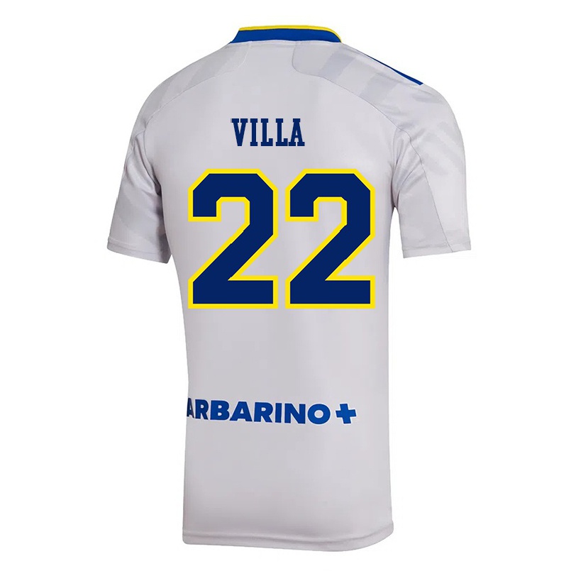 Enfant Football Maillot Sebastian Villa #22 Gris Tenues Extérieur 2021/22 T-shirt