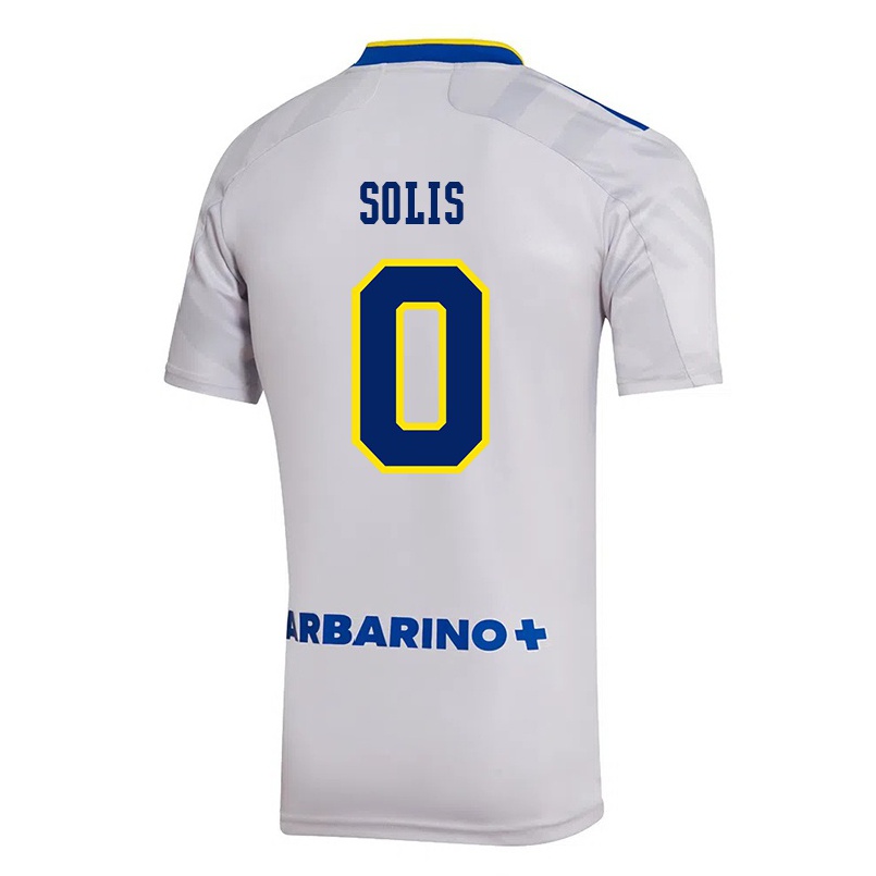 Enfant Football Maillot Nazareno Solis #0 Gris Tenues Extérieur 2021/22 T-shirt