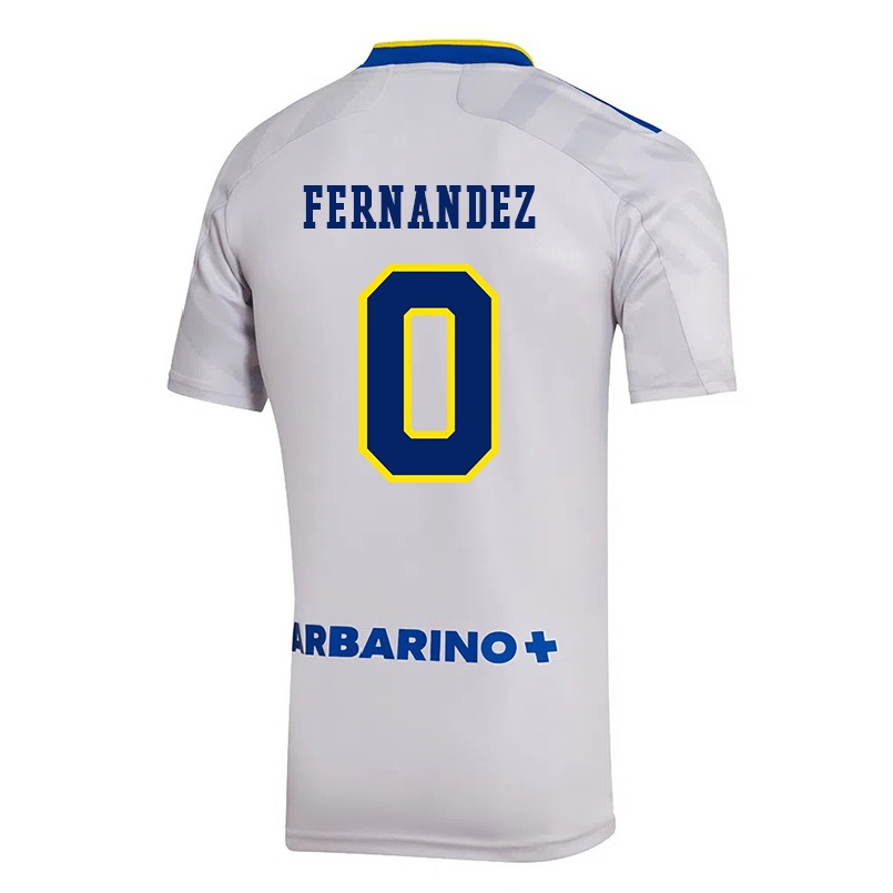 Enfant Football Maillot Ezequiel Fernandez #0 Gris Tenues Extérieur 2021/22 T-shirt