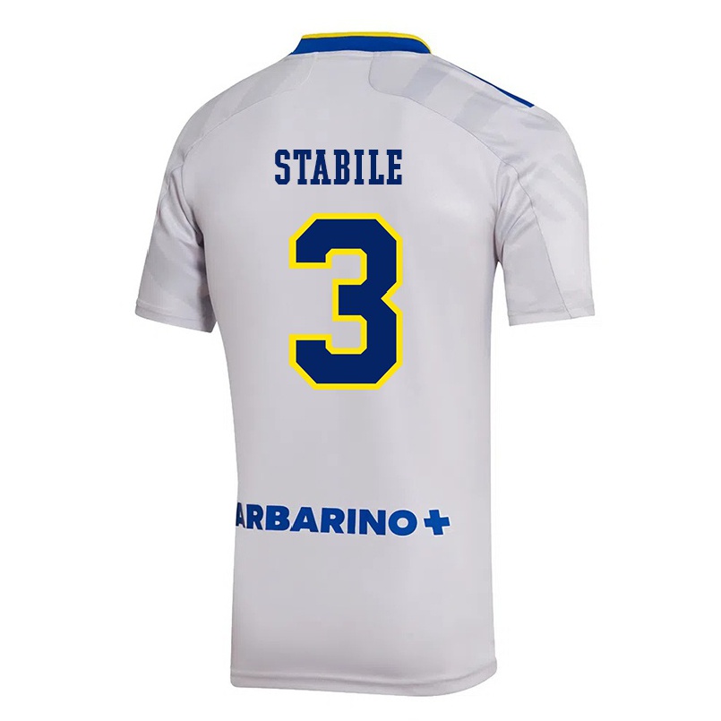 Enfant Football Maillot Eliana Stabile #3 Gris Tenues Extérieur 2021/22 T-shirt