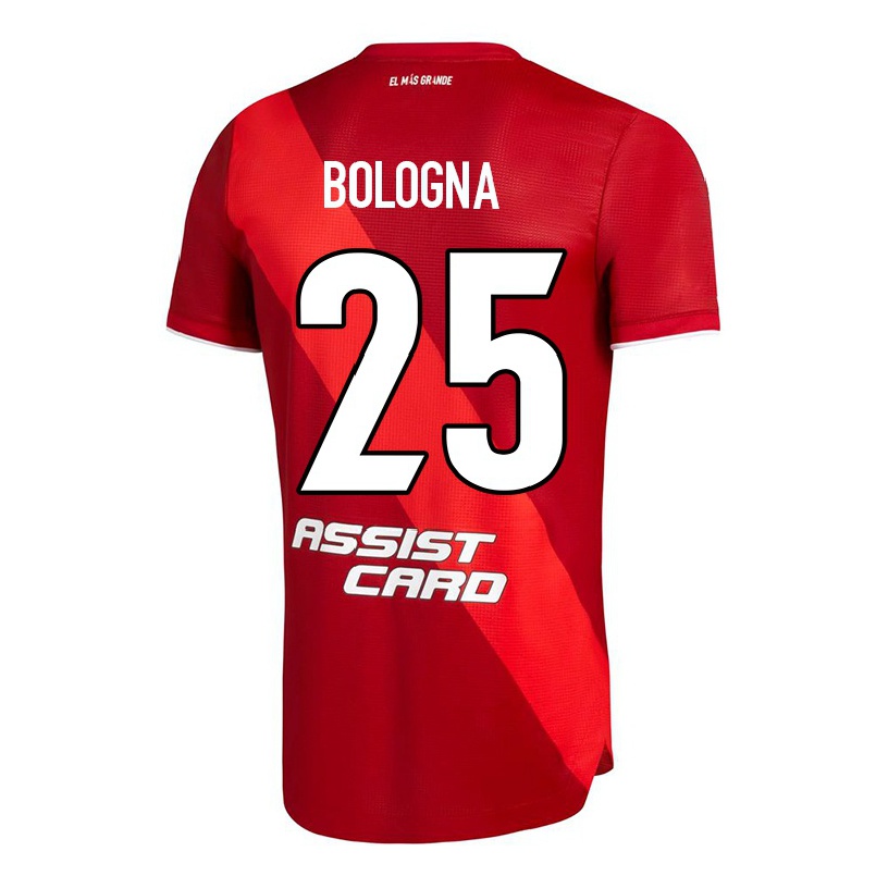 Enfant Football Maillot Enrique Bologna #25 Rouge Tenues Extérieur 2021/22 T-shirt