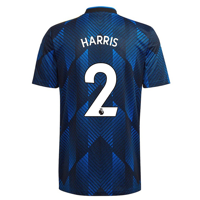 Enfant Football Maillot Martha Harris #2 Bleu Foncé Tenues Third 2021/22 T-shirt