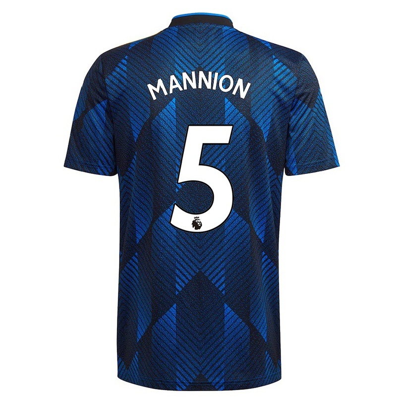 Enfant Football Maillot Aoife Mannion #5 Bleu Foncé Tenues Third 2021/22 T-shirt