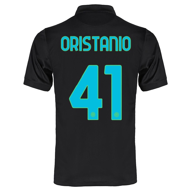 Enfant Football Maillot Gaetano Oristanio #41 Noir Tenues Third 2021/22 T-shirt