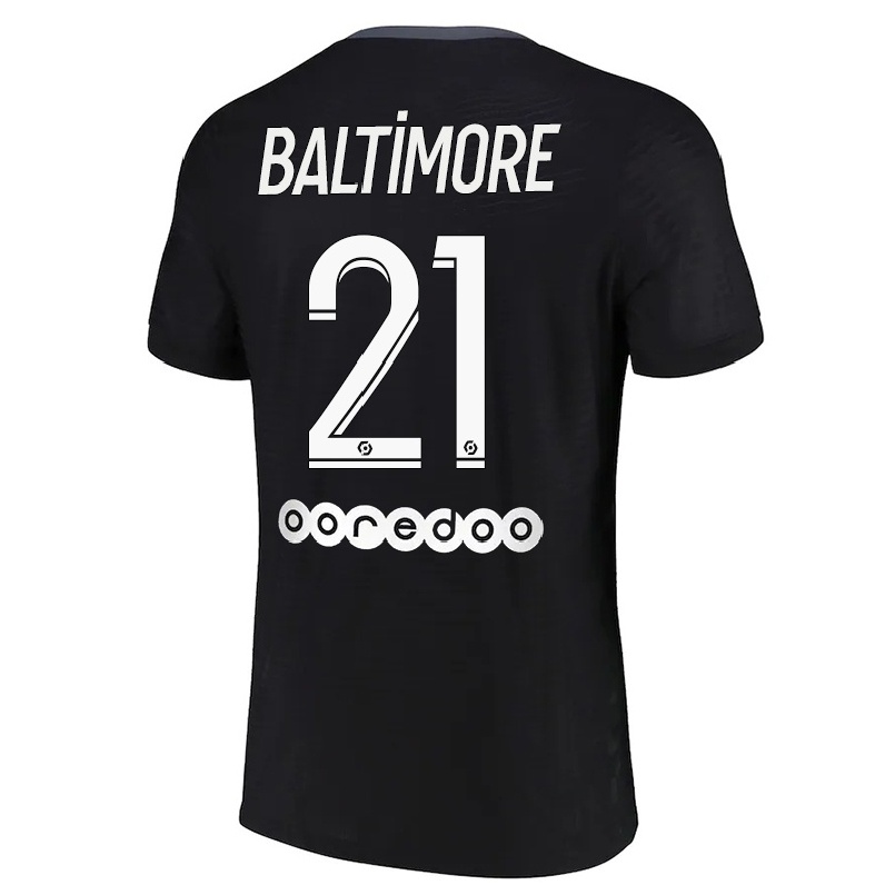 Enfant Football Maillot Sandy Baltimore #21 Noir Tenues Third 2021/22 T-shirt