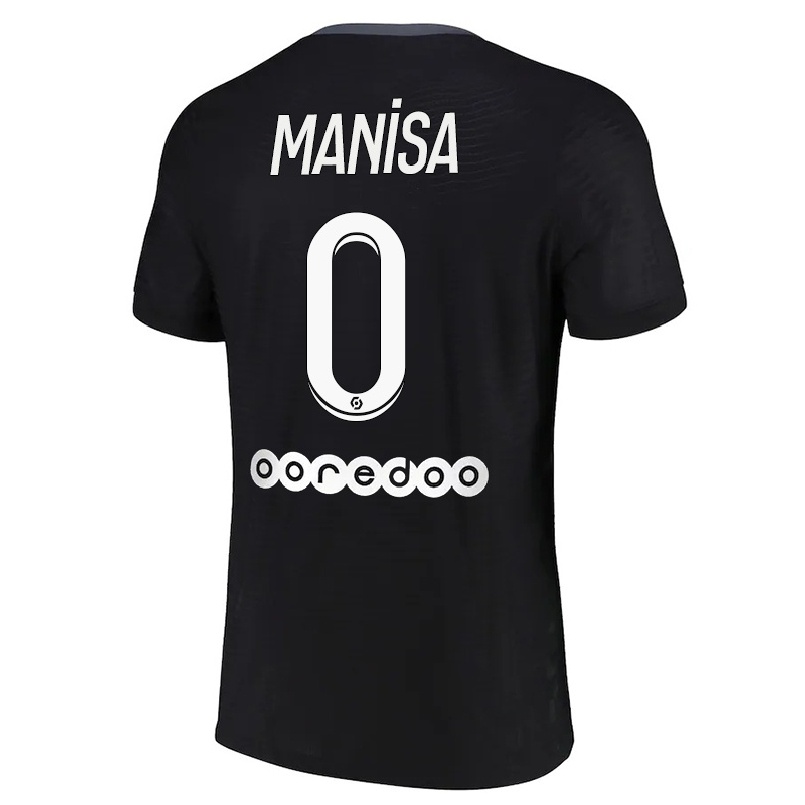 Enfant Football Maillot Lenny Manisa #0 Noir Tenues Third 2021/22 T-shirt