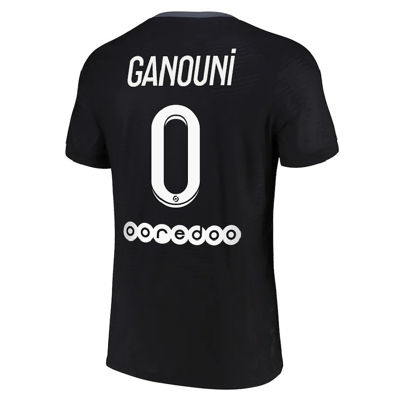 Enfant Football Maillot Mehdi Ganouni #0 Noir Tenues Third 2021/22 T-shirt