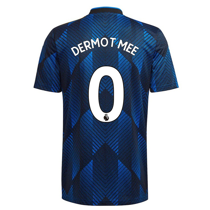 Enfant Football Maillot Dermot Mee #0 Bleu Foncé Tenues Third 2021/22 T-shirt