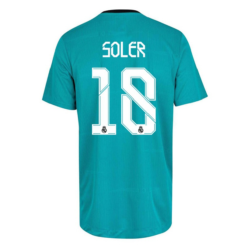 Enfant Football Maillot Kenneth Soler #18 Vert Clair Tenues Third 2021/22 T-shirt