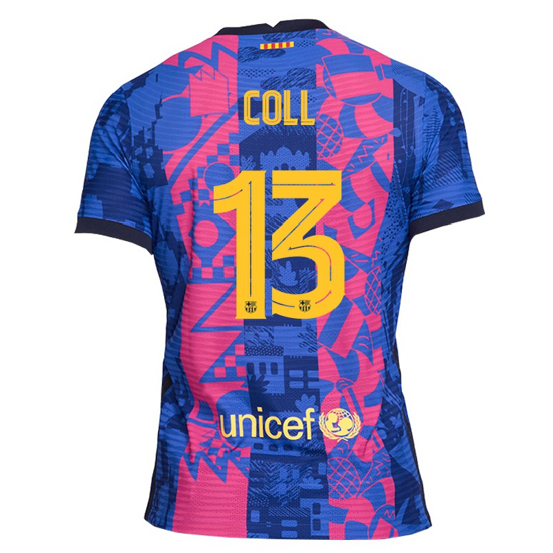 Enfant Football Maillot Cata Coll #13 Rose Bleue Tenues Third 2021/22 T-shirt