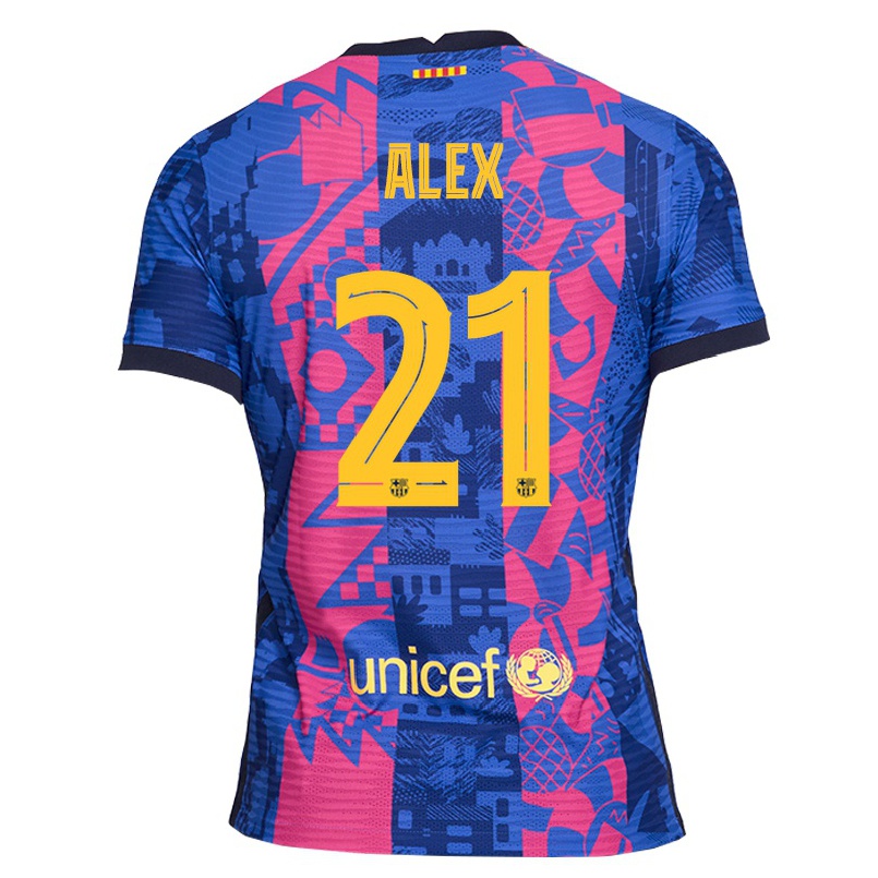 Enfant Football Maillot Abrines Alex #21 Rose Bleue Tenues Third 2021/22 T-shirt