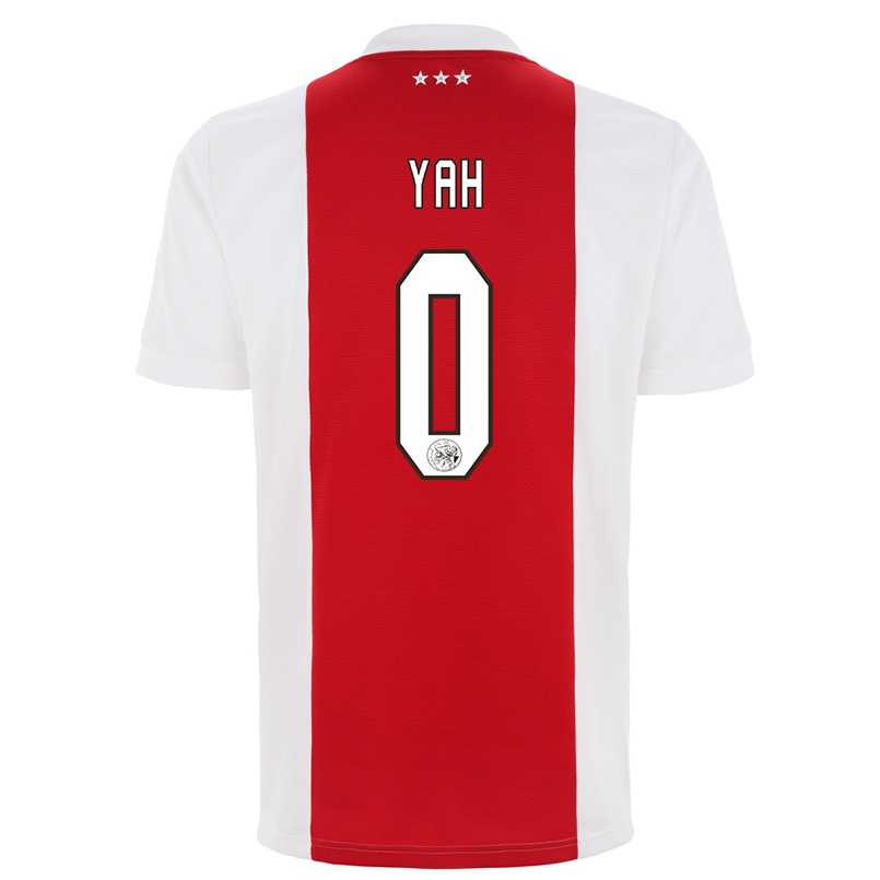 Homme Football Maillot Gibson Yah #0 Rouge Blanc Tenues Domicile 2021/22 T-shirt
