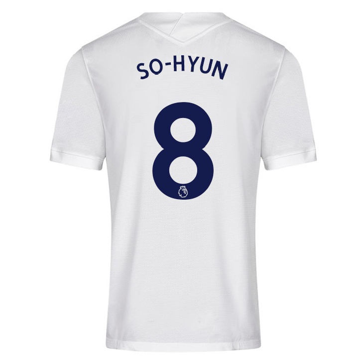 Homme Football Maillot Cho So-hyun #8 Blanche Tenues Domicile 2021/22 T-shirt