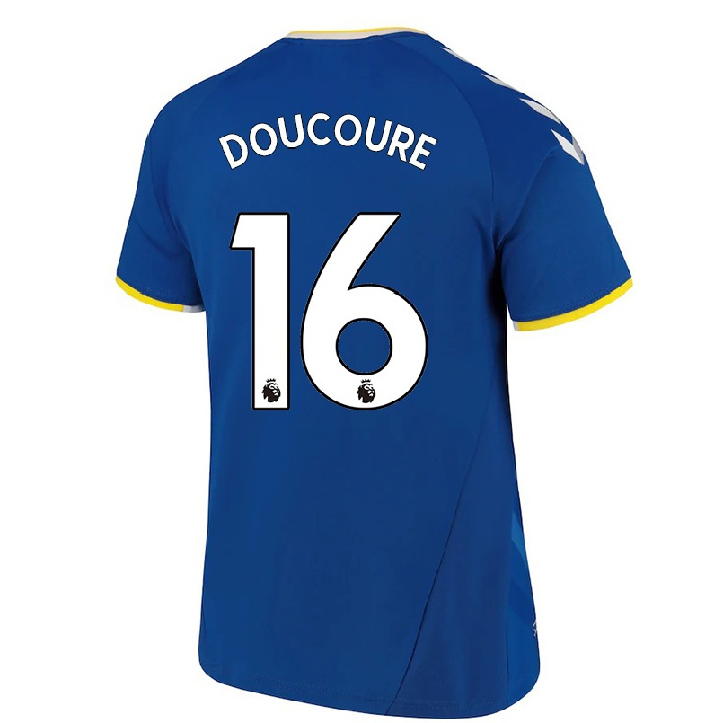 Homme Football Maillot Abdoulaye Doucoure #16 Bleu Royal Tenues Domicile 2021/22 T-shirt