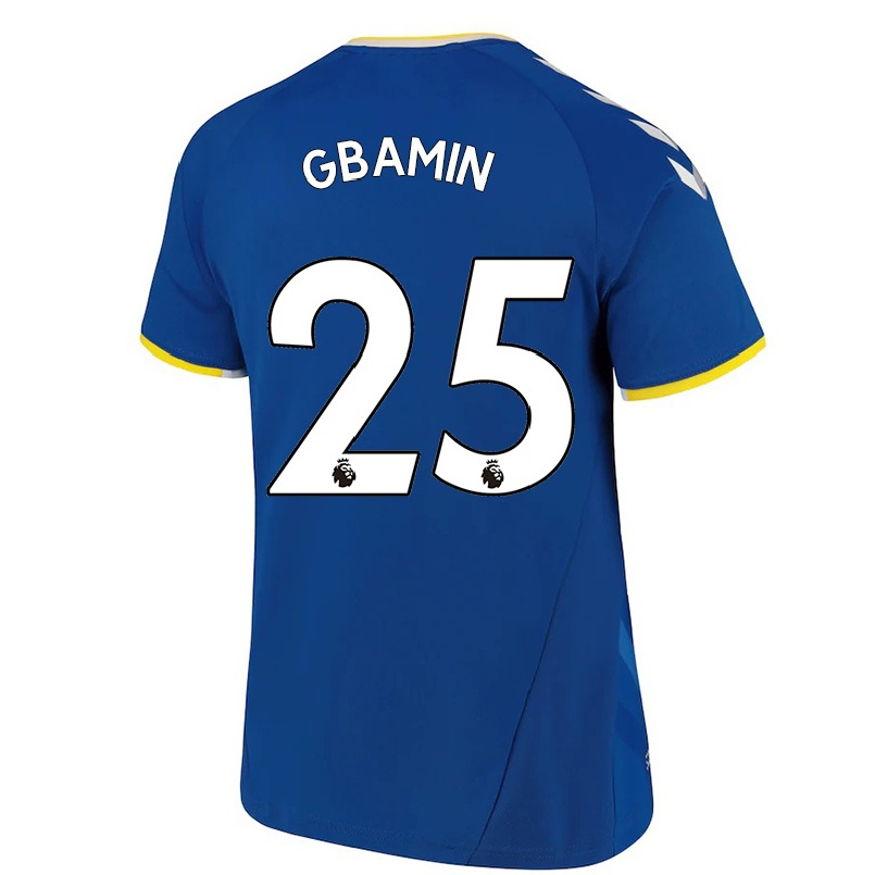 Homme Football Maillot Jean-philippe Gbamin #25 Bleu Royal Tenues Domicile 2021/22 T-shirt