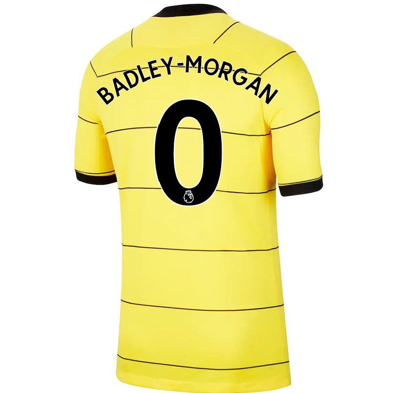 Homme Football Maillot Luke Badley-morgan #0 Jaune Tenues Extérieur 2021/22 T-shirt