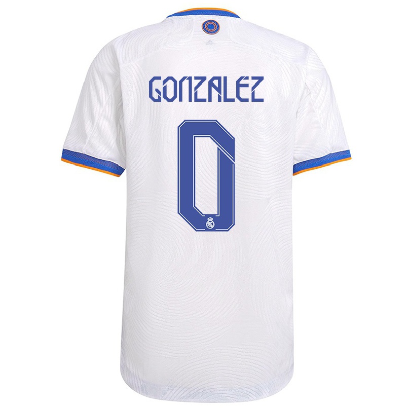 Homme Football Maillot Peter Gonzalez #0 Blanche Tenues Domicile 2021/22 T-shirt