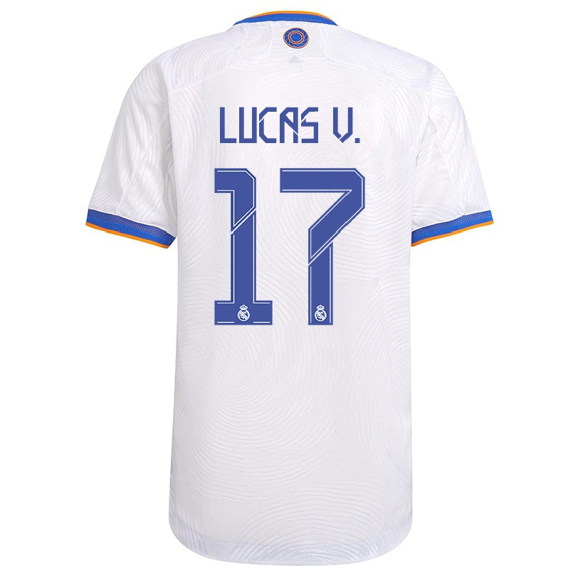 Homme Football Maillot Lucas Vazquez #17 Blanche Tenues Domicile 2021/22 T-shirt