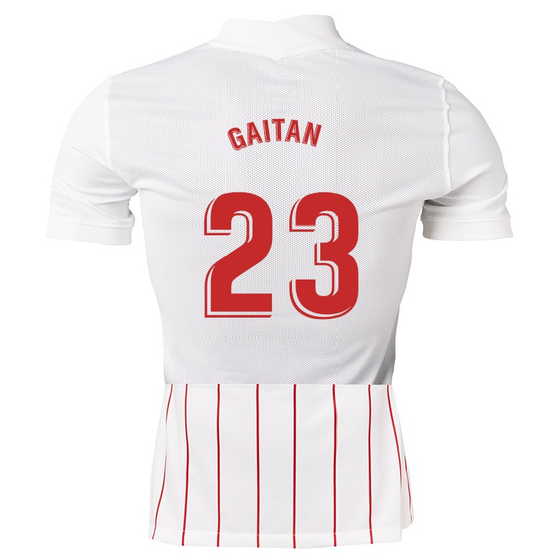 Homme Football Maillot Natalia Gaitan #23 Blanche Tenues Domicile 2021/22 T-shirt