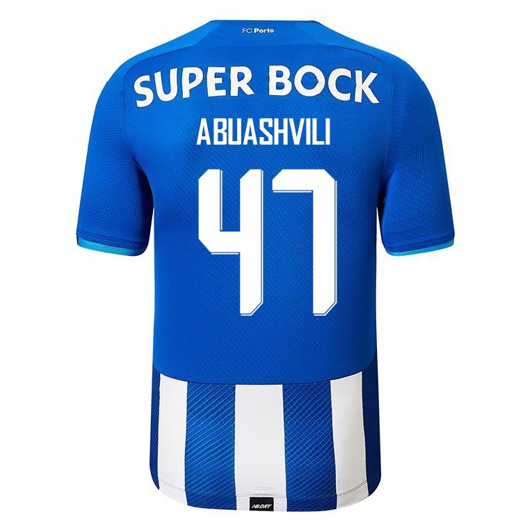 Homme Football Maillot Giorgi Abuashvili #47 Bleu Royal Tenues Domicile 2021/22 T-shirt