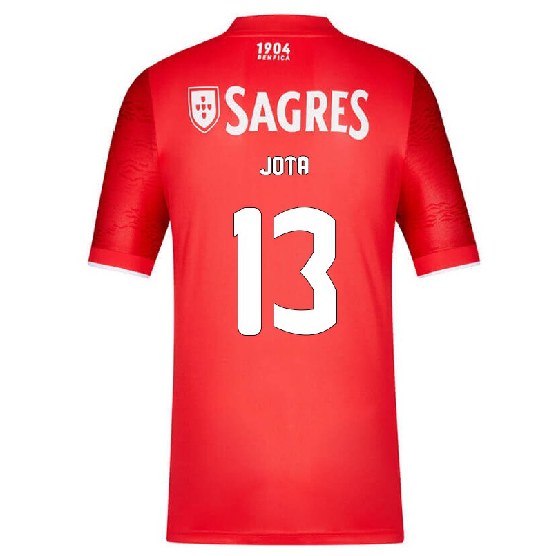 Homme Football Maillot Jota #13 Rouge Tenues Domicile 2021/22 T-shirt