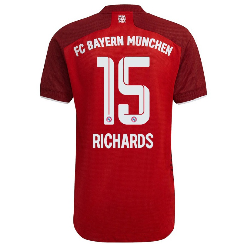 Homme Football Maillot Chris Richards #15 Rouge Foncé Tenues Domicile 2021/22 T-shirt
