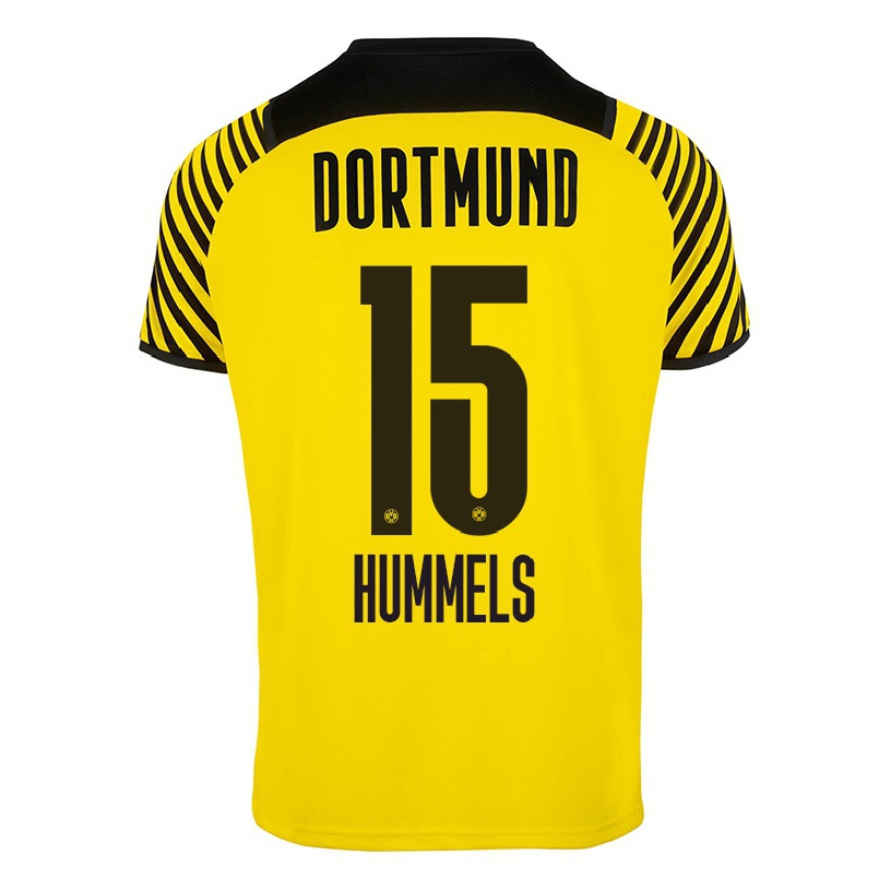 Homme Football Maillot Mats Hummels #15 Jaune Tenues Domicile 2021/22 T-shirt