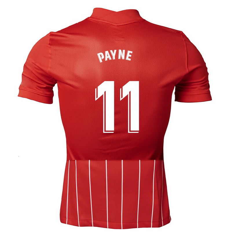 Homme Football Maillot Toni Payne #11 Rouge Foncé Tenues Extérieur 2021/22 T-shirt
