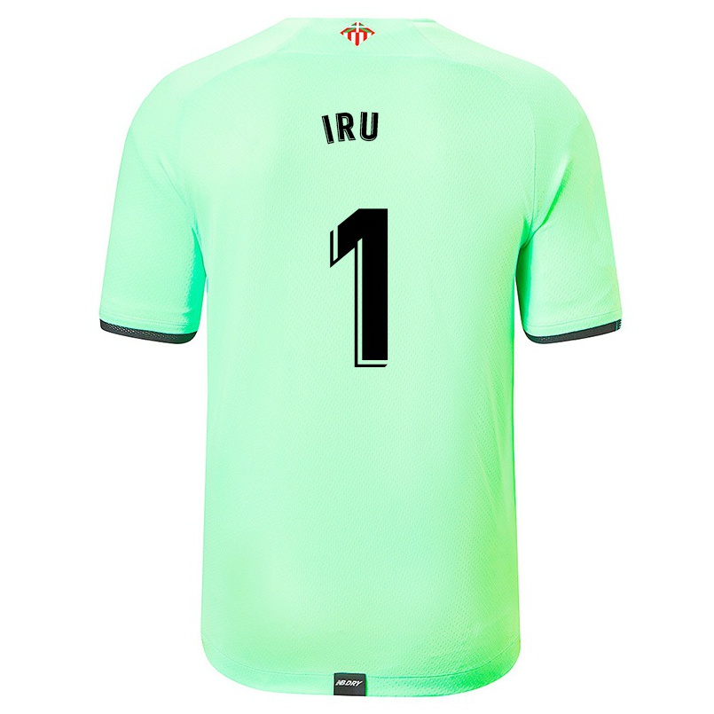 Homme Football Maillot Ander Iru #1 Vert Clair Tenues Extérieur 2021/22 T-shirt