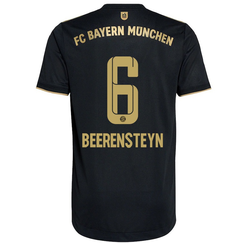 Homme Football Maillot Lineth Beerensteyn #6 Le Noir Tenues Extérieur 2021/22 T-shirt