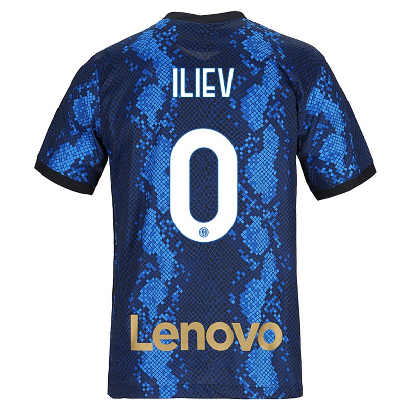 Homme Football Maillot Nikola Iliev #0 Bleu Foncé Tenues Domicile 2021/22 T-shirt