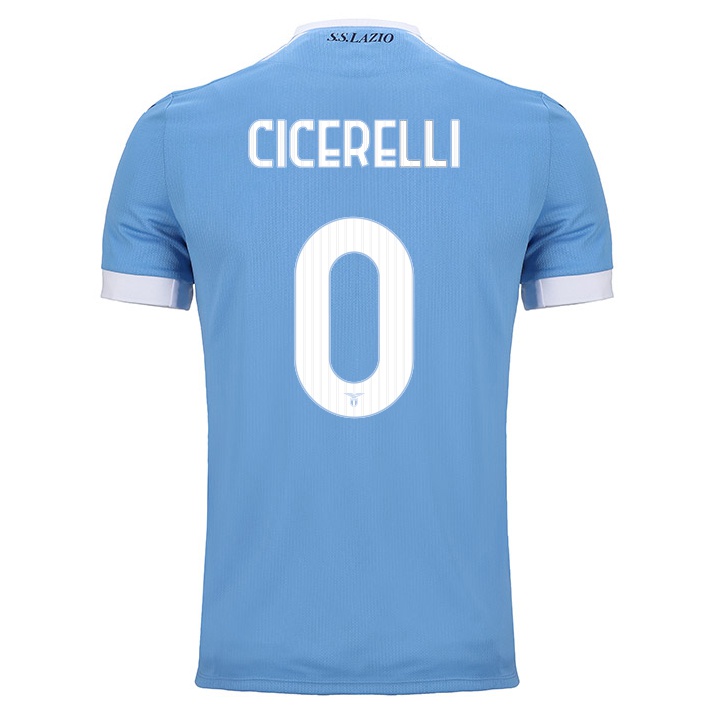 Homme Football Maillot Emanuele Cicerelli #0 Bleu Tenues Domicile 2021/22 T-shirt